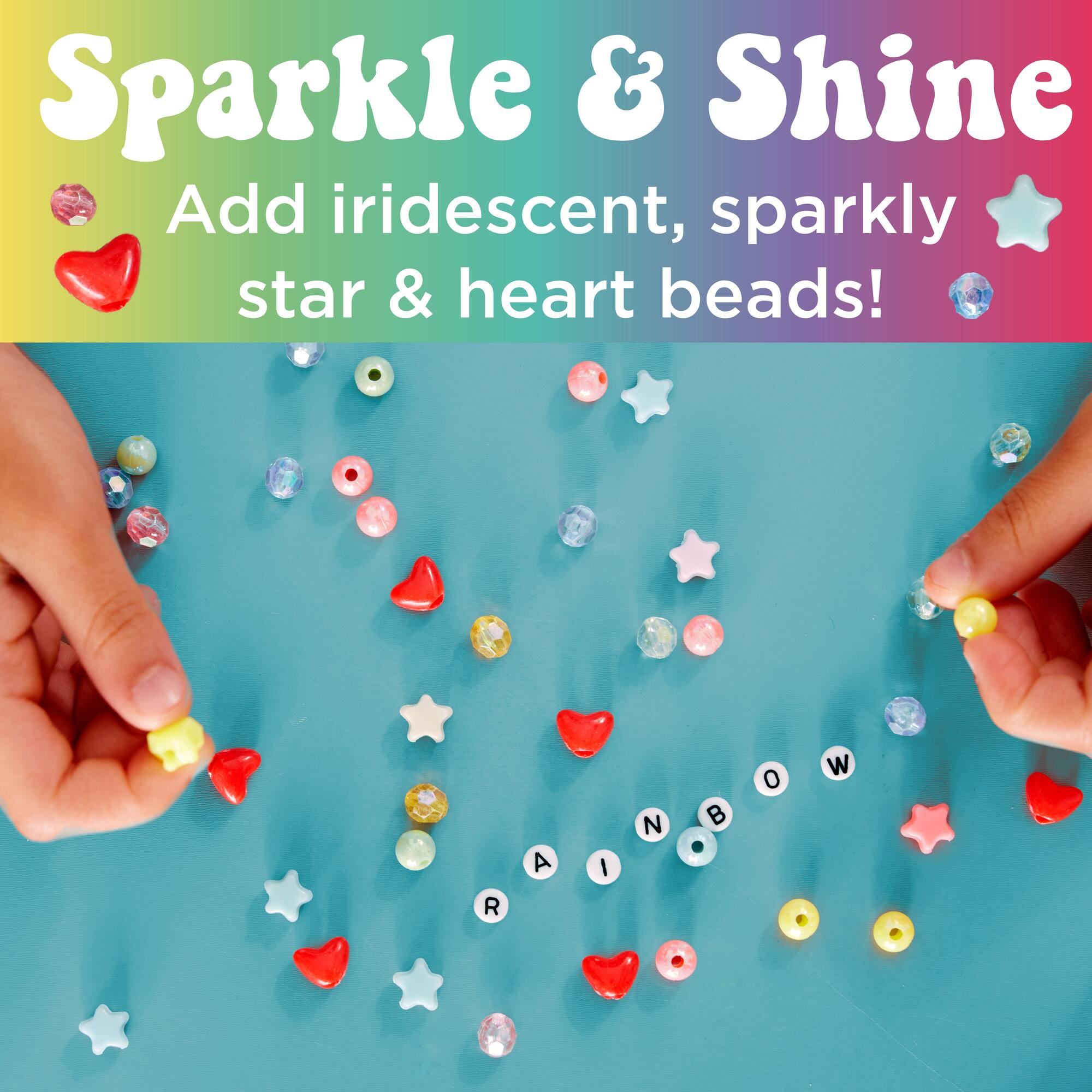 Creativity for Kids® Rainbow Bead Jewelry Jar